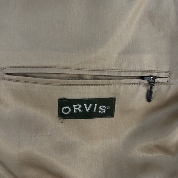 Orvis Men's Blue Gingham Check 3 Button Sport Coat Blazer Size 46R - Picture 5 of 12